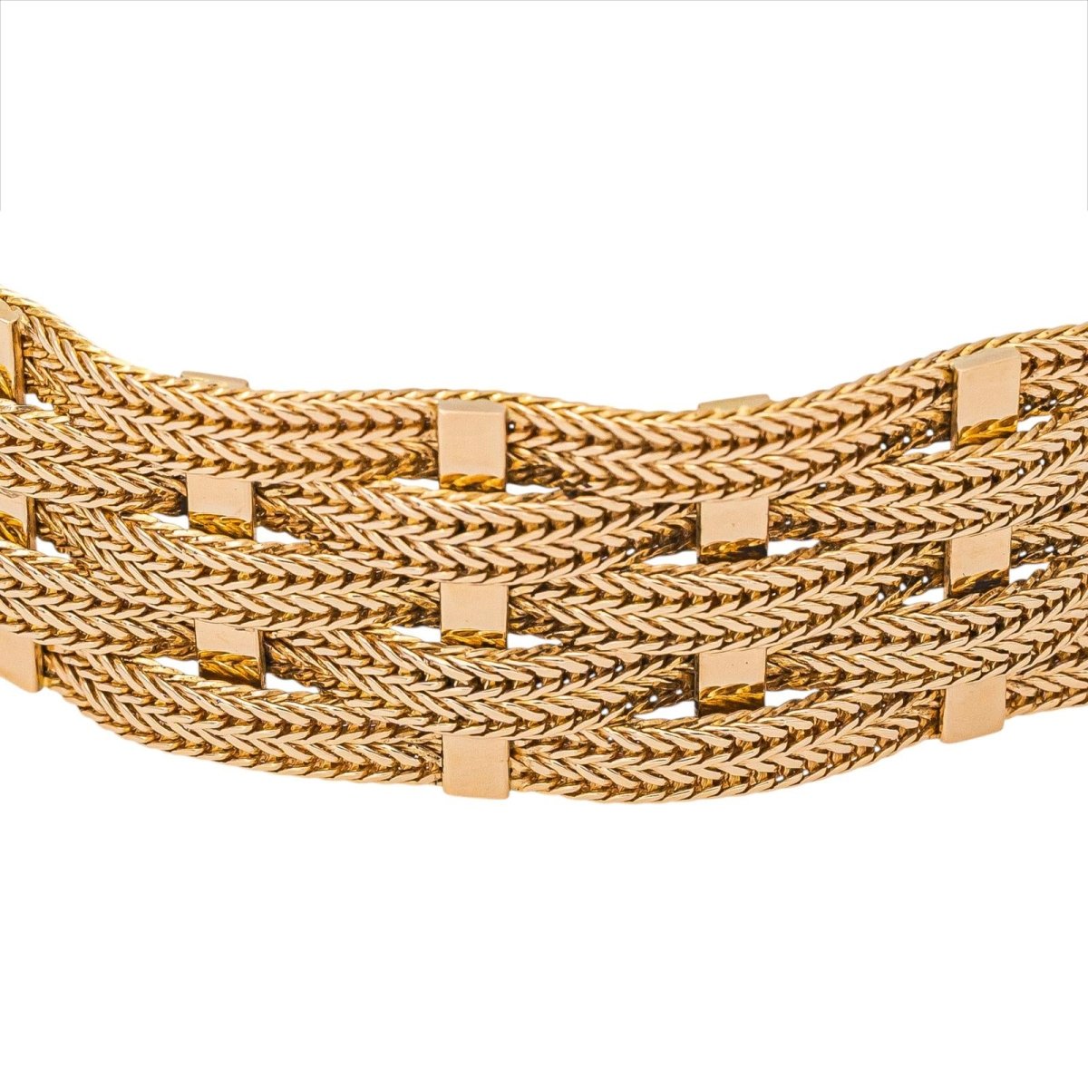 Bracelet Manchette Or rose - Castafiore