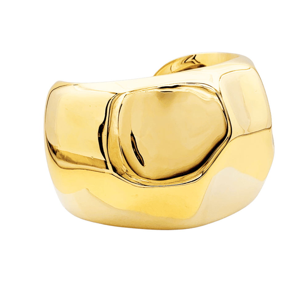 Bracelet "Faceted Cuff", Tiffany & Co x Elsa Peretti yellow gold.