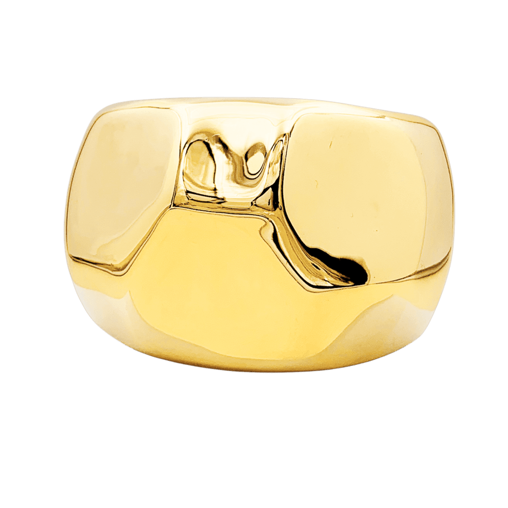 Bracelet "Faceted Cuff", Tiffany & Co x Elsa Peretti yellow gold.