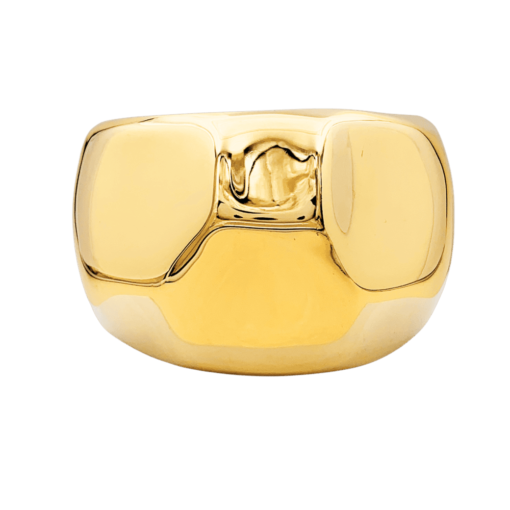 Bracelet "Faceted Cuff", Tiffany & Co x Elsa Peretti yellow gold.