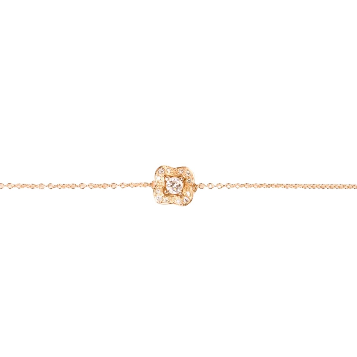 Bracelet MAUBOUSSIN "Aimez-vous en Chance" en or rose et diamants - Castafiore