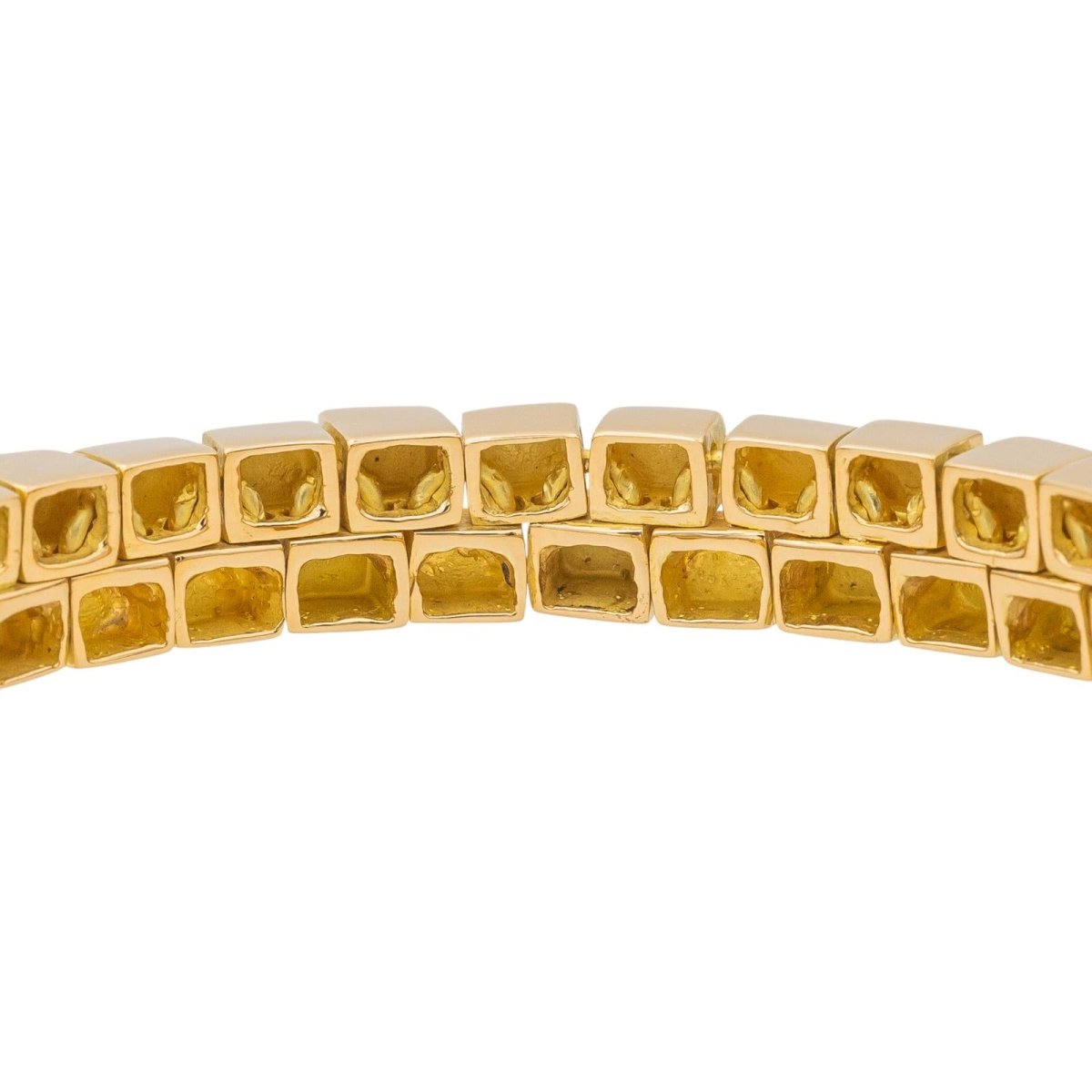 Bracelet MAUBOUSSIN "Cubes" en or jaune - Castafiore