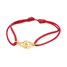 Bracelet Menottes R10 Dinh Van en or jaune - Castafiore