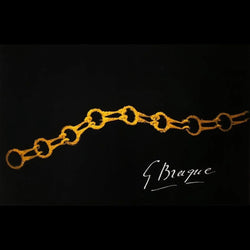 Bracelet « Mésopotamie » en or jaune d’après Georges BRAQUE - Castafiore