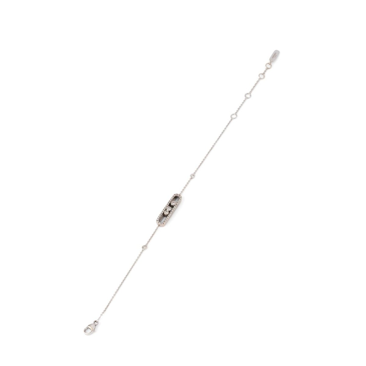 Bracelet MESSIKA "Baby move" en or blanc et diamants - Castafiore