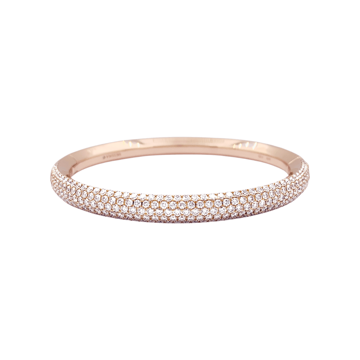 Bracelet Messika "Divine Enigma" or rose, diamants. - Castafiore