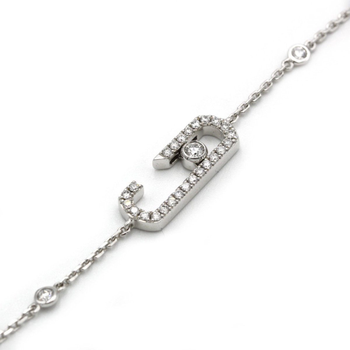 Bracelet MESSIKA "Move Addiction" en or blanc et diamants - Castafiore