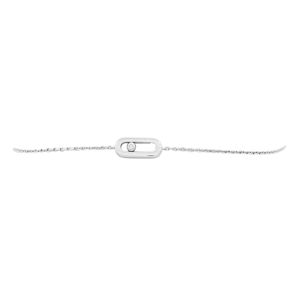 Bracelet MESSIKA Move uno en or blanc diamant - Castafiore