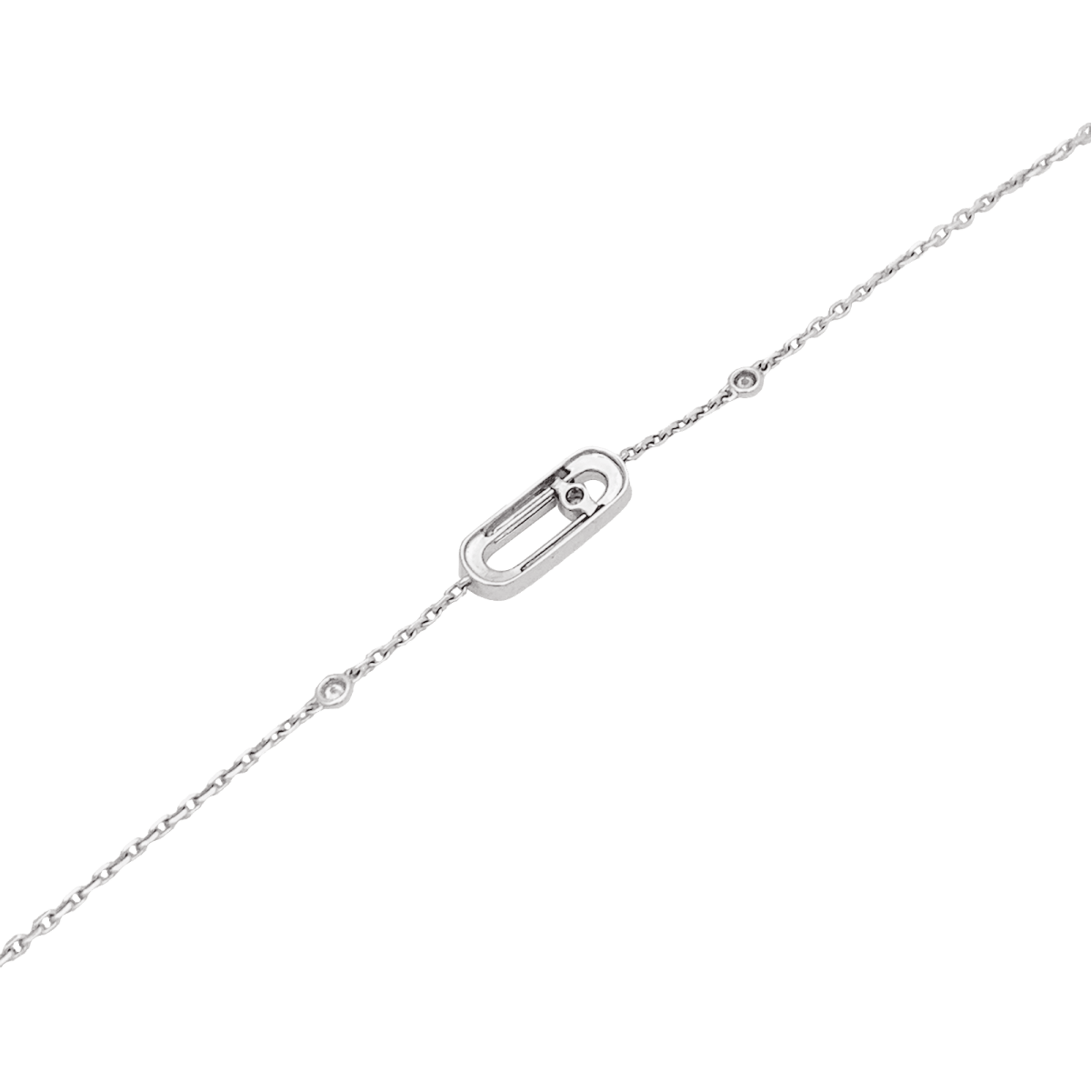 Bracelet MESSIKA, "Move Uno", or blanc et diamants - Castafiore