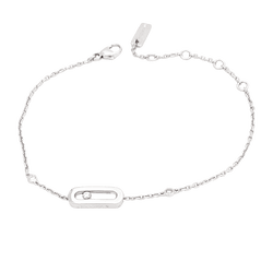 Bracelet MESSIKA, "Move Uno", or blanc et diamants - Castafiore