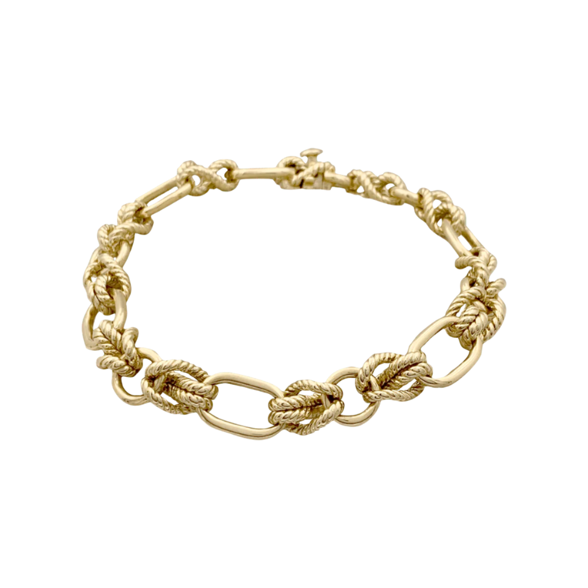 Bracelet "Noeuds" en or jaune - Castafiore
