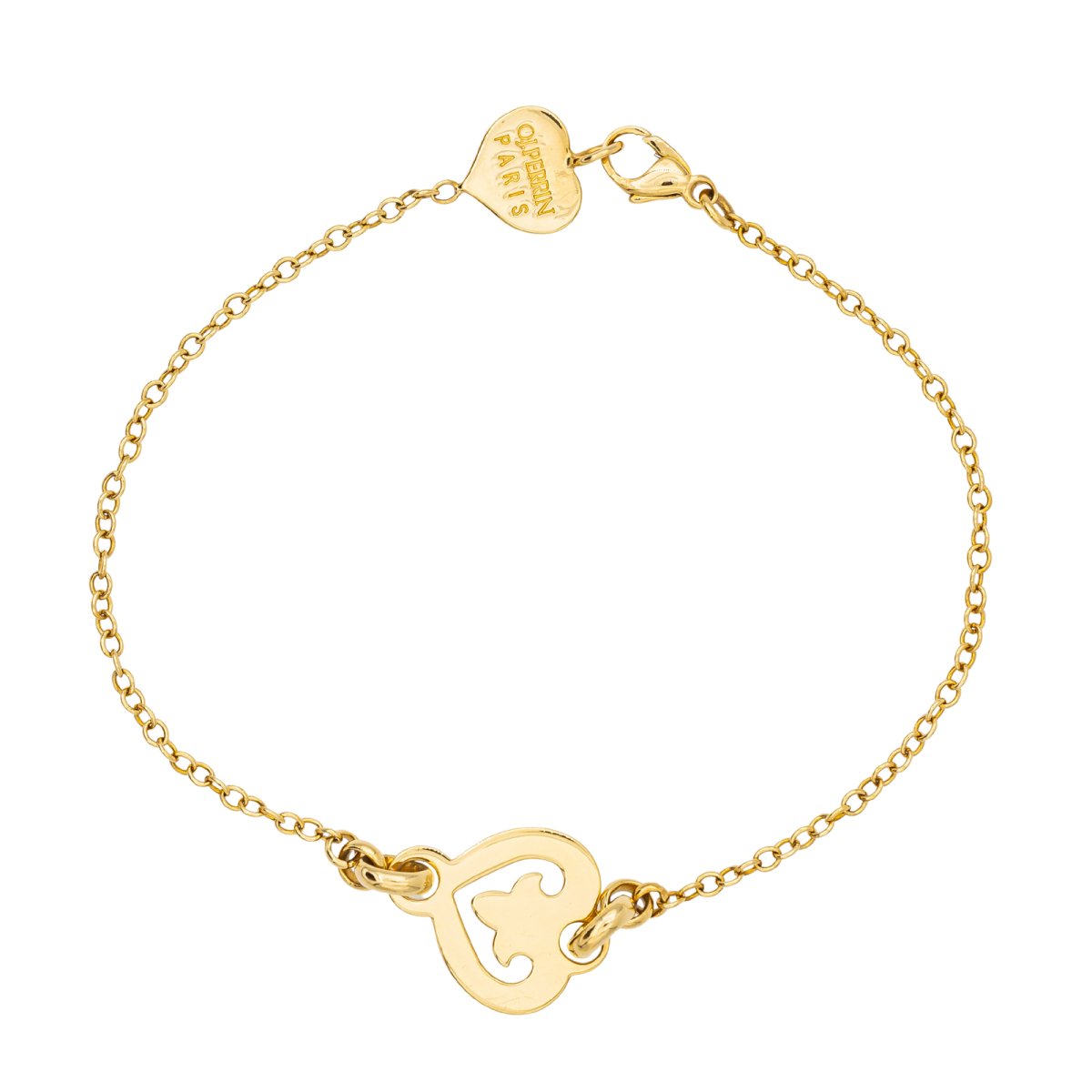 Bracelet O.J. PERRIN "Coeur de Légende" en or jaune - Castafiore