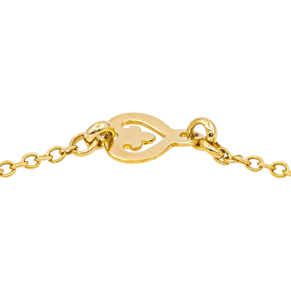 Bracelet O.J PERRIN "Coeur Légendes" en or jaune - Castafiore