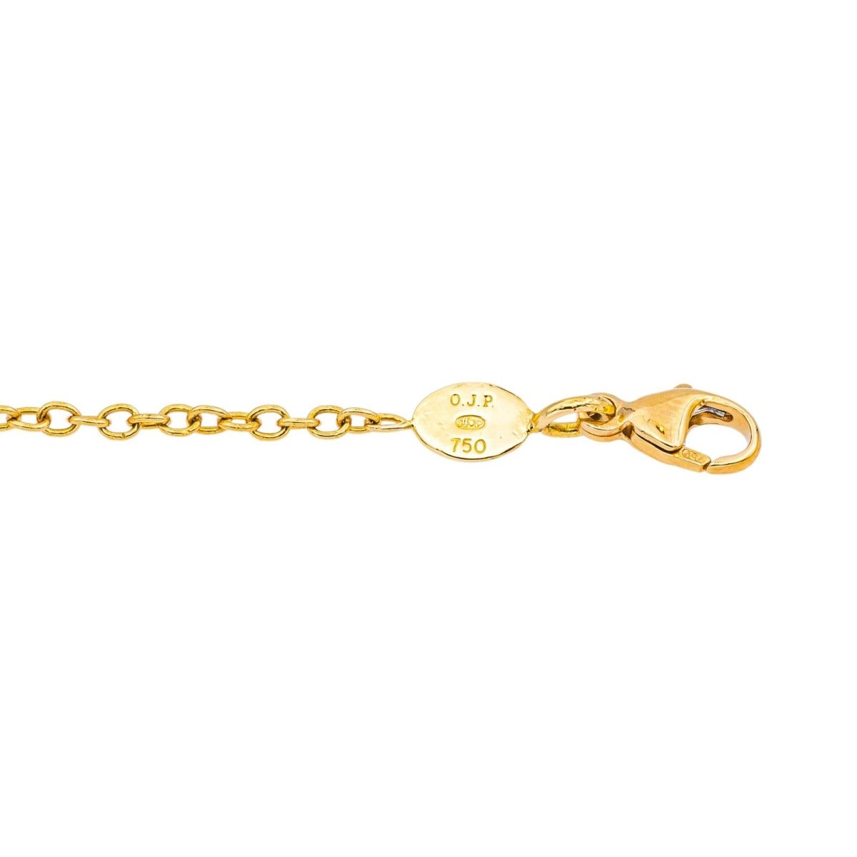 Bracelet O.J PERRIN "Coeur Légendes" en or jaune - Castafiore