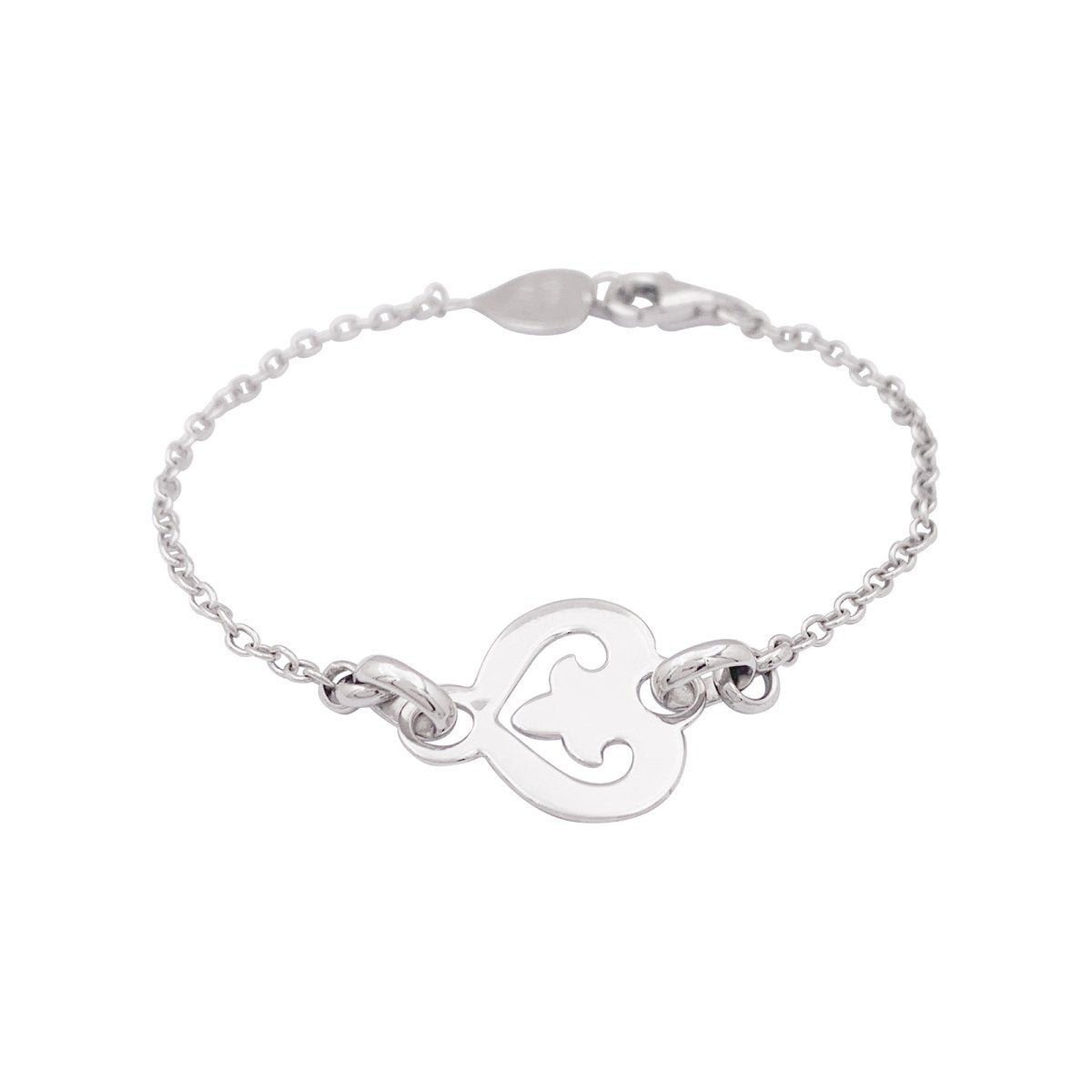 Bracelet O.J. Perrin, "Légendes", or blanc. - Castafiore