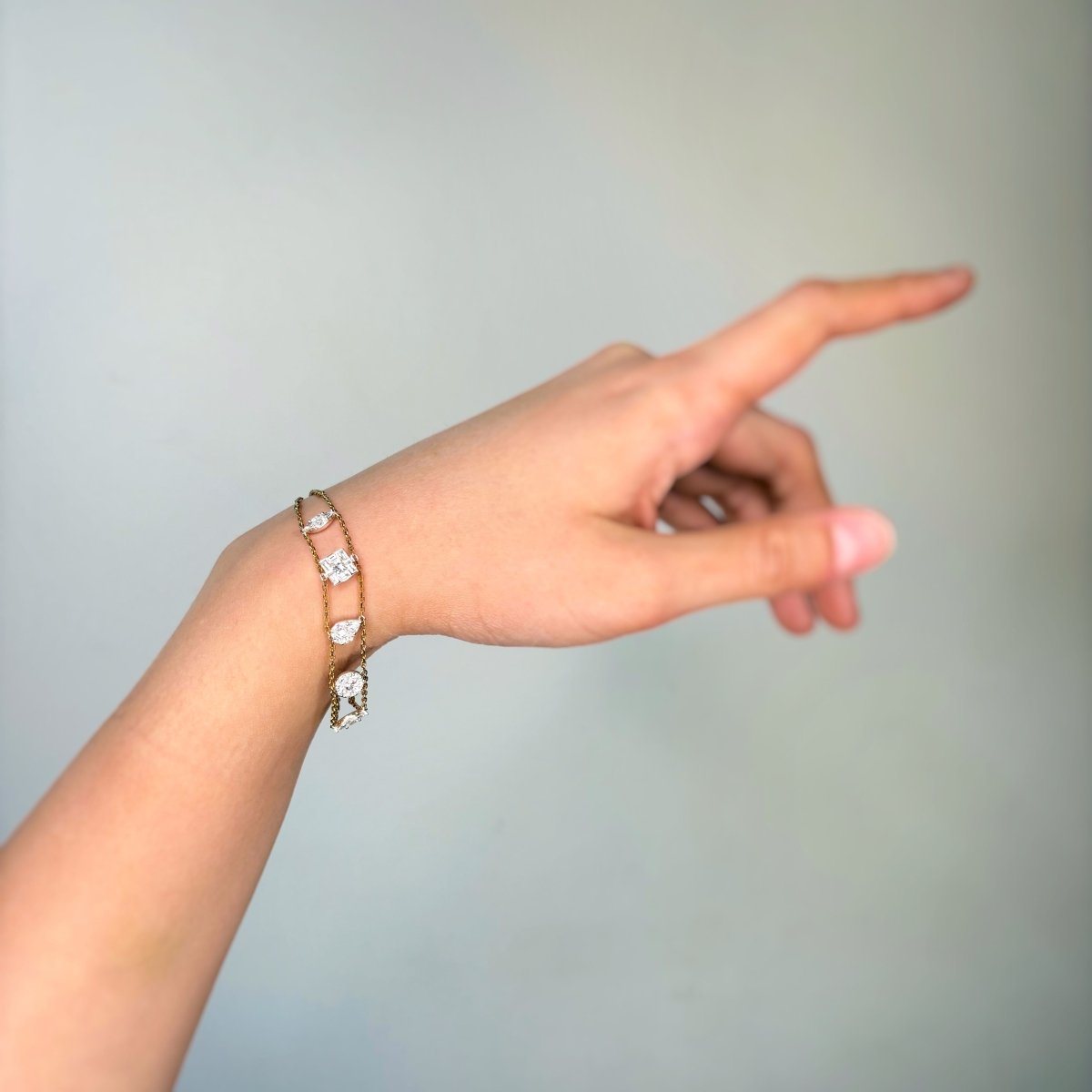 Bracelet Or bi-colore Pampilles - DJULA