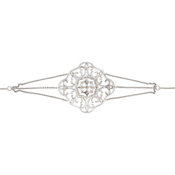 Bracelet Or blanc Diamant - Castafiore