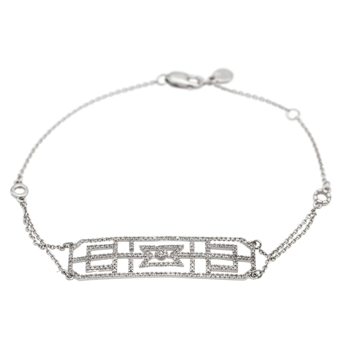 Bracelet Or blanc Diamant - Castafiore