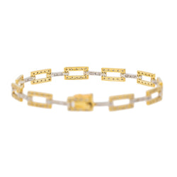 Bracelet Or blanc Diamant - Castafiore