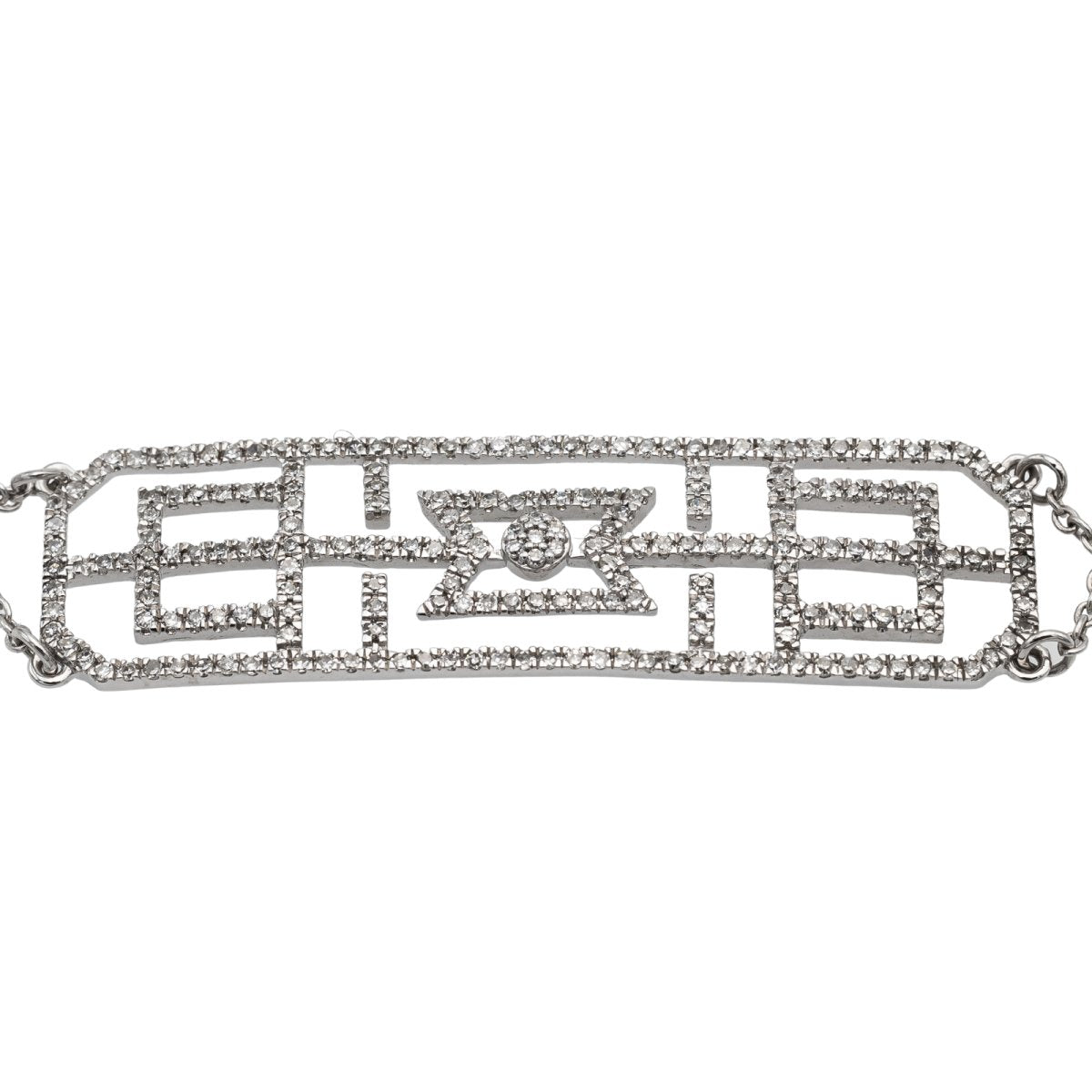 Bracelet Or blanc Diamant - Castafiore