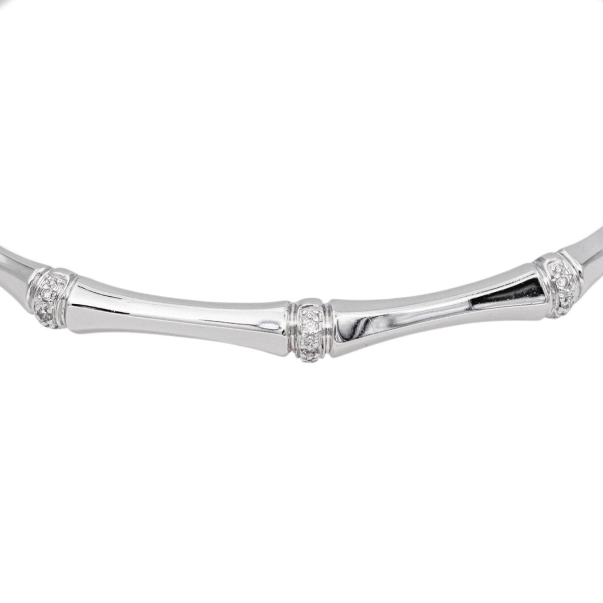 Bracelet Or blanc Diamant - Castafiore