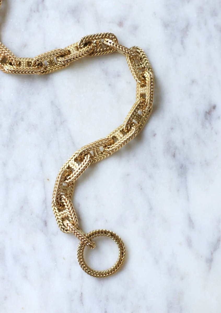 Hermès Anchor Chain gold bracelet by Georges Lenfant – Castafiore
