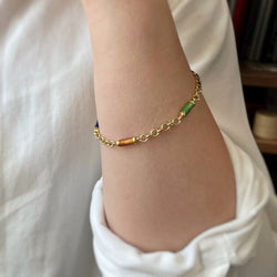 Bracelet - Or et émail - Castafiore