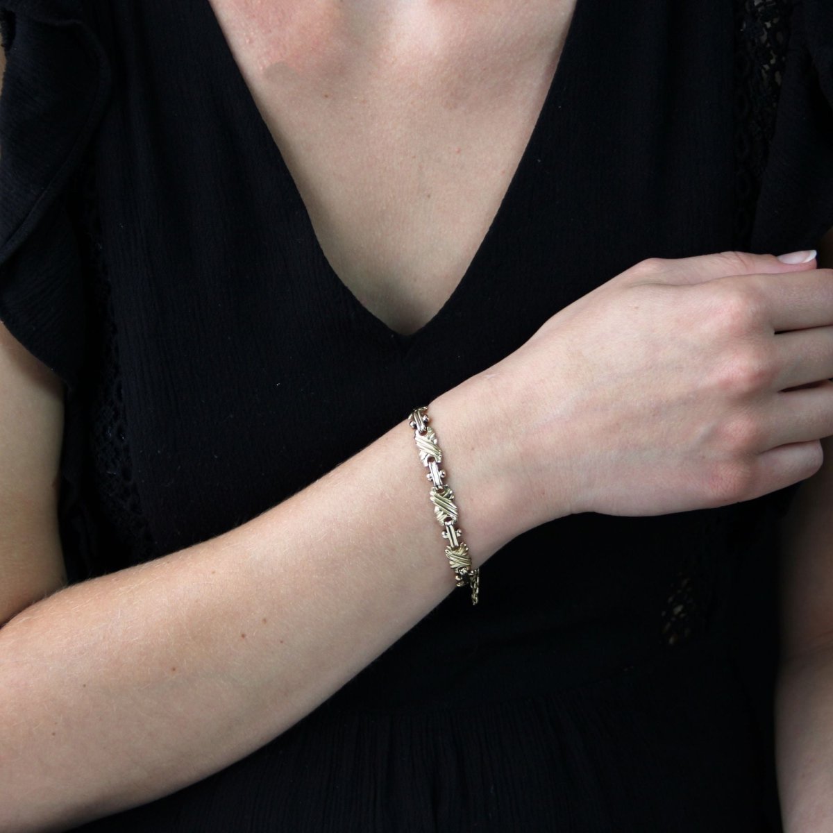 Bracelet or jaune ancien - Castafiore