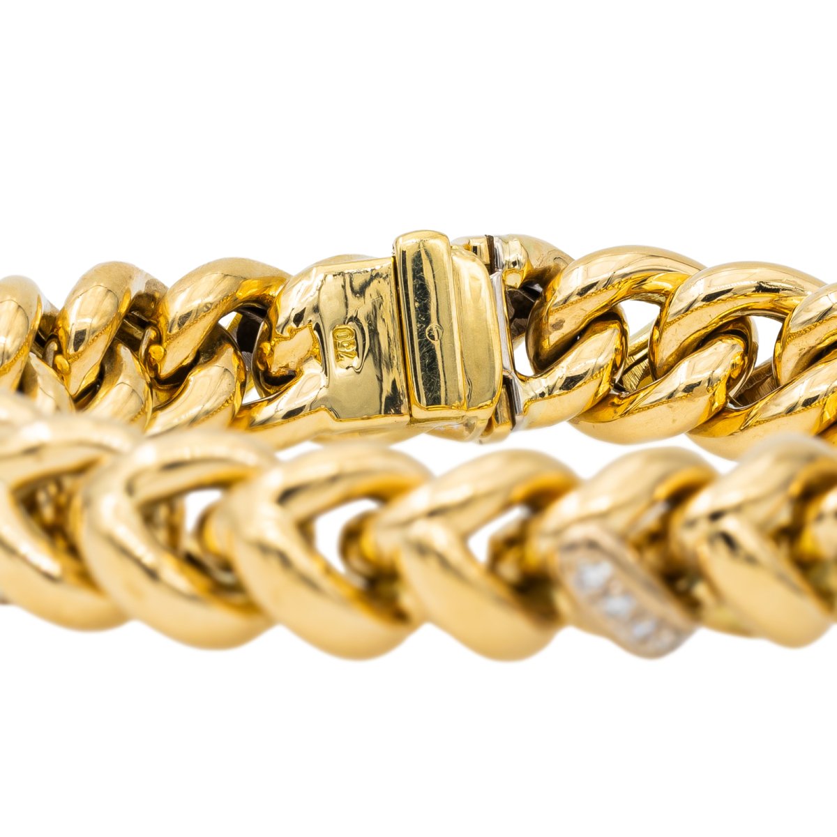 Bracelet Or jaune Diamant - Castafiore