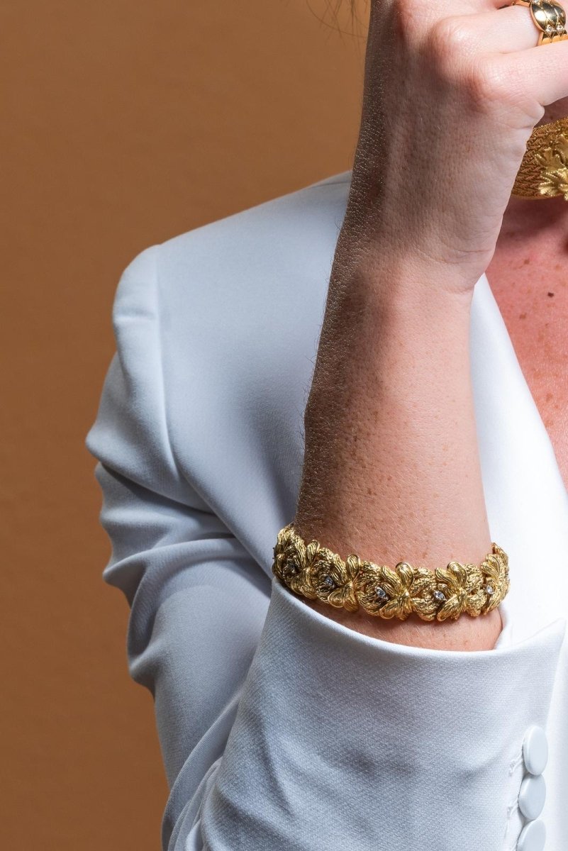 Bracelet Or jaune Diamant - Castafiore