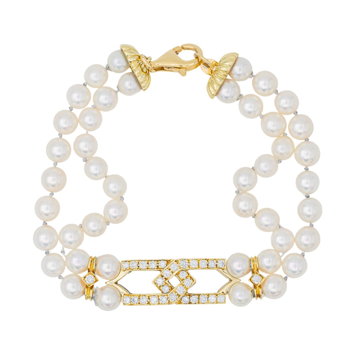 Bracelet Or jaune Diamant - Castafiore