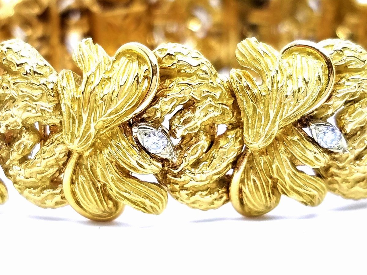 Bracelet Or jaune Diamant - Castafiore