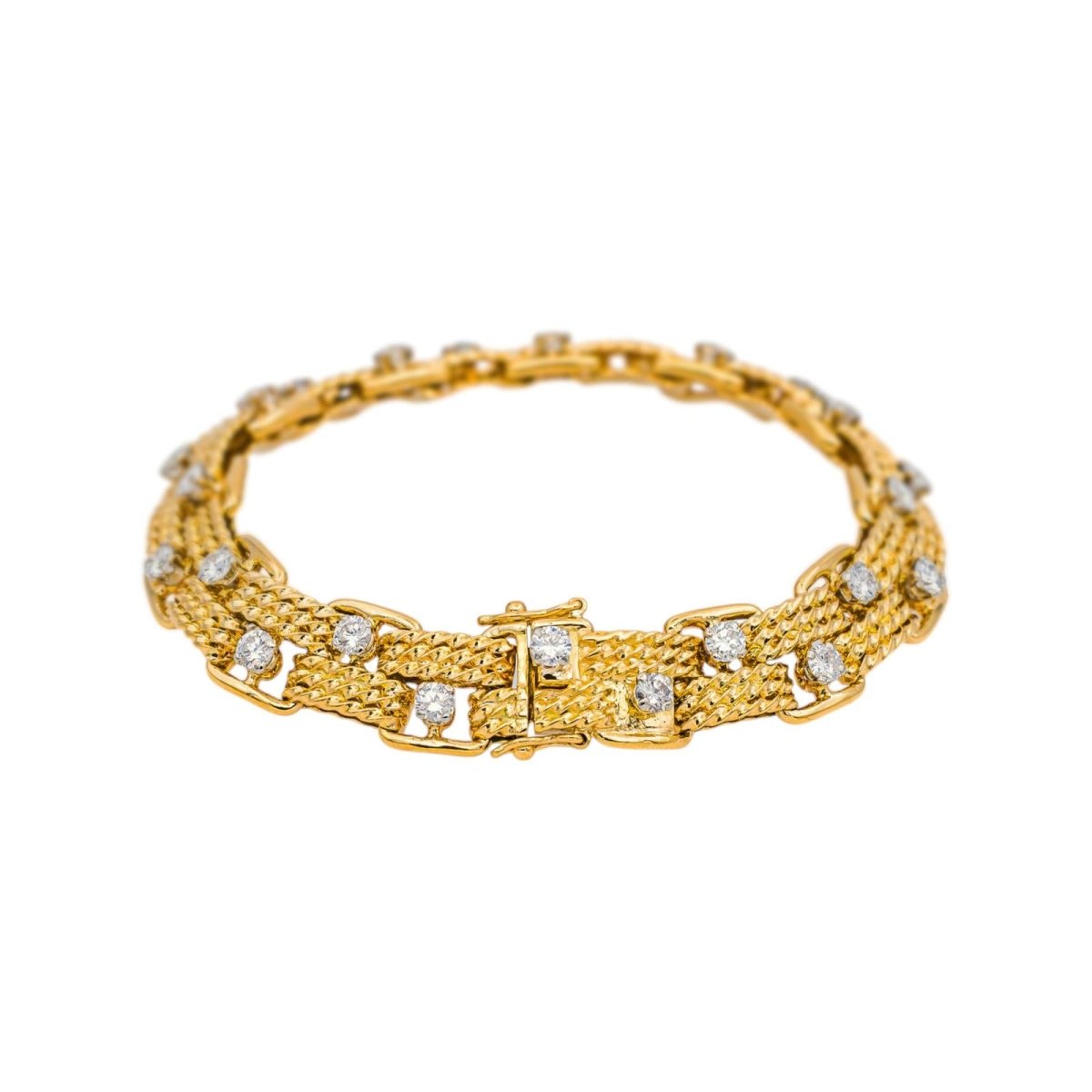 Bracelet Yellow gold diamond