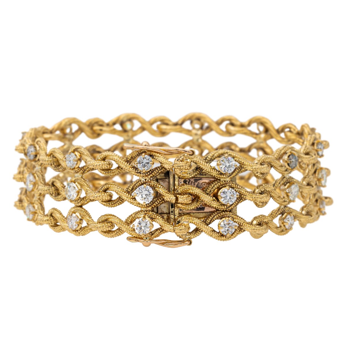 Bracelet Or jaune Diamant - Castafiore