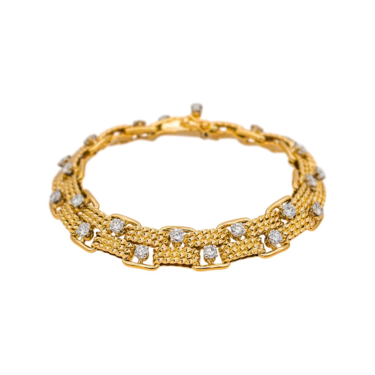Bracelet Yellow gold diamond