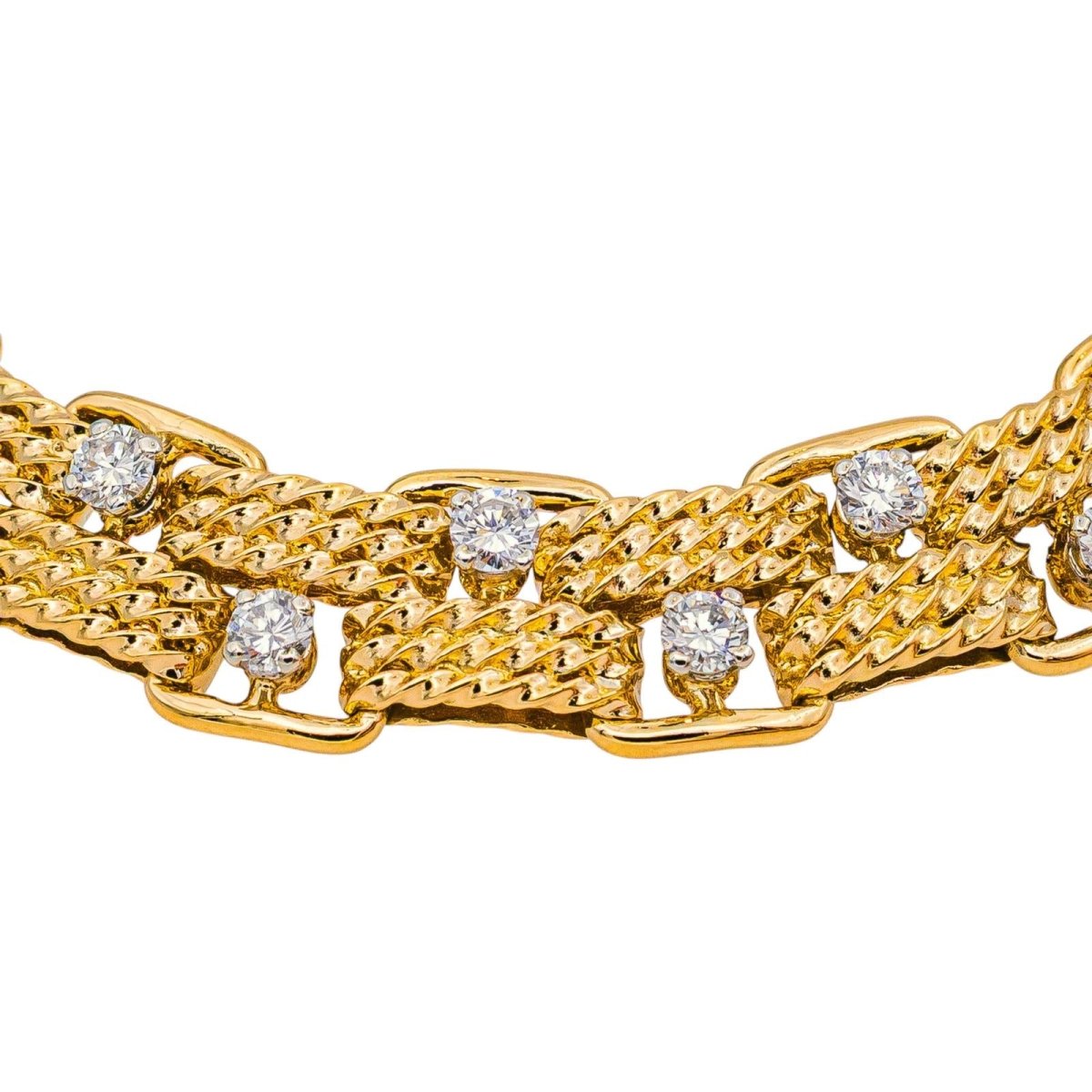 Bracelet Yellow gold diamond
