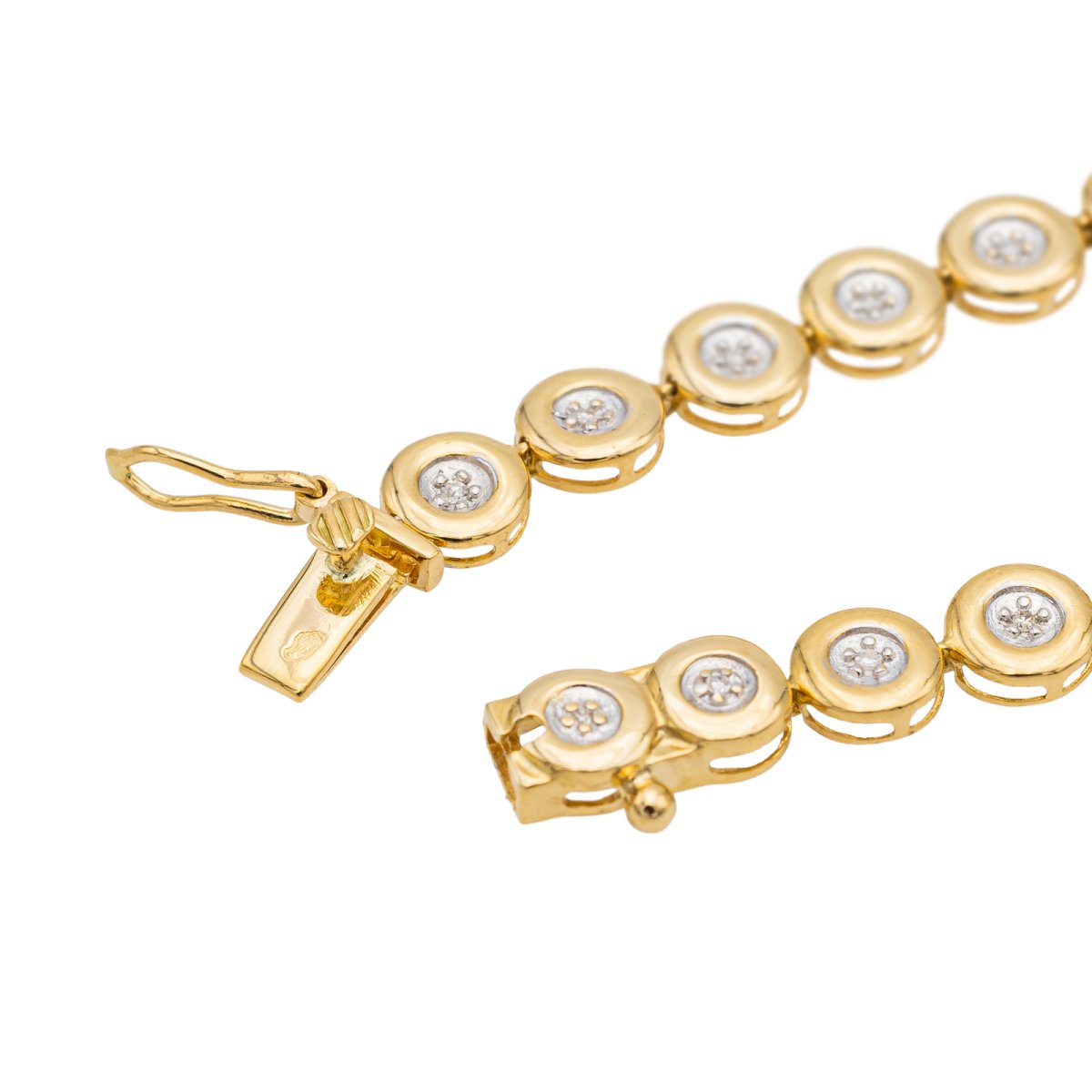 Bracelet Or jaune Diamant - Castafiore