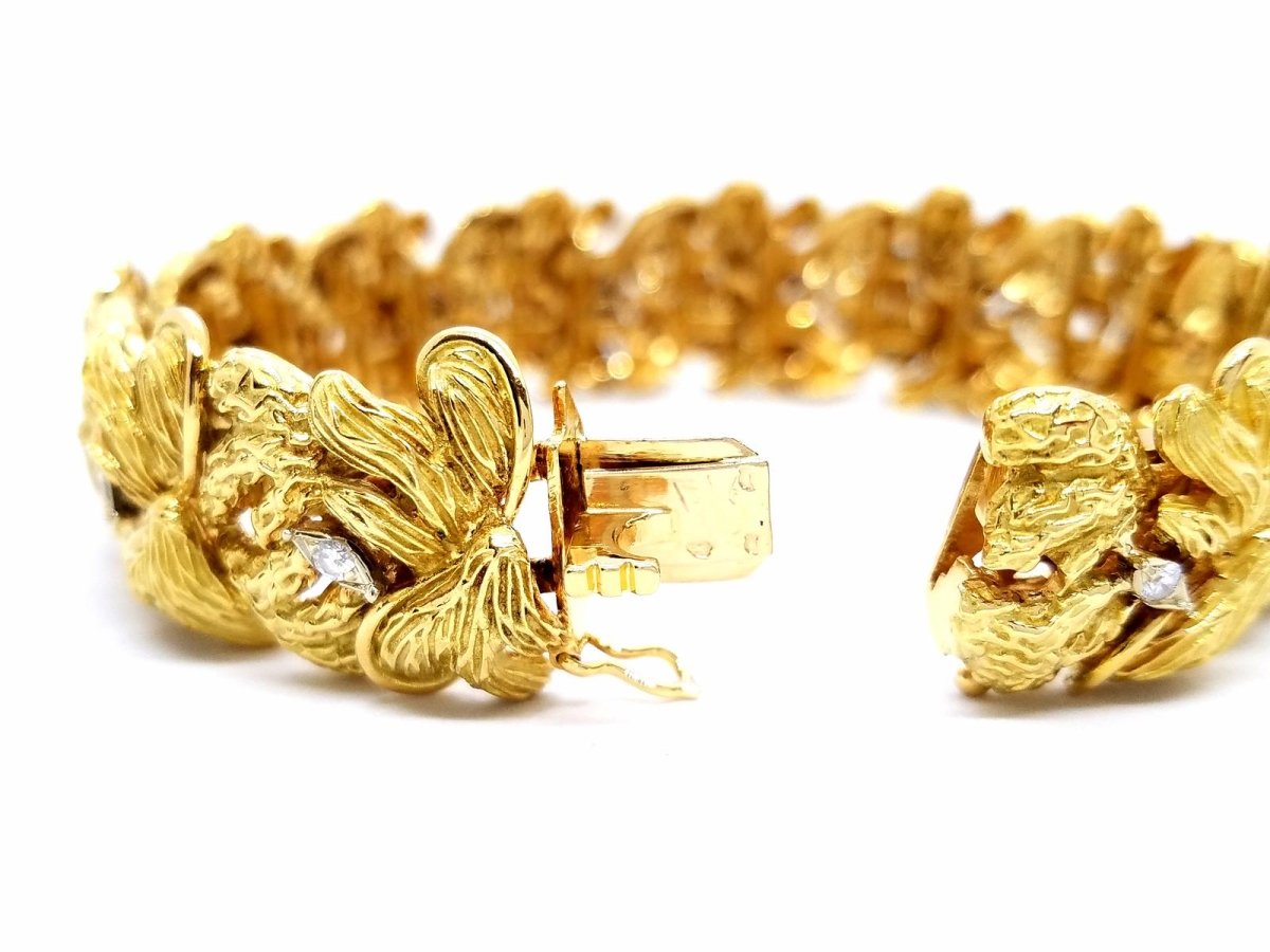 Bracelet Or jaune Diamant - Castafiore