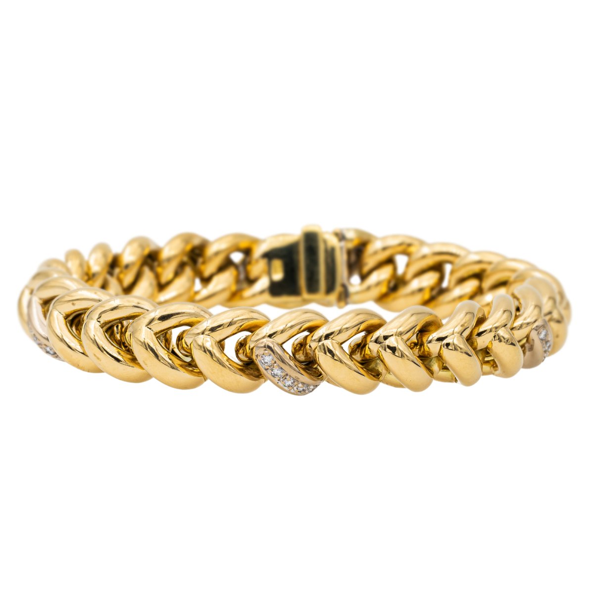 Bracelet Or jaune Diamant - Castafiore