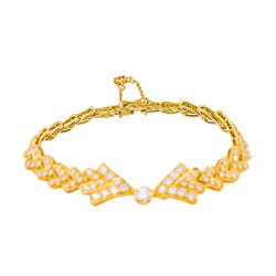 Bracelet Or jaune Diamant - Castafiore