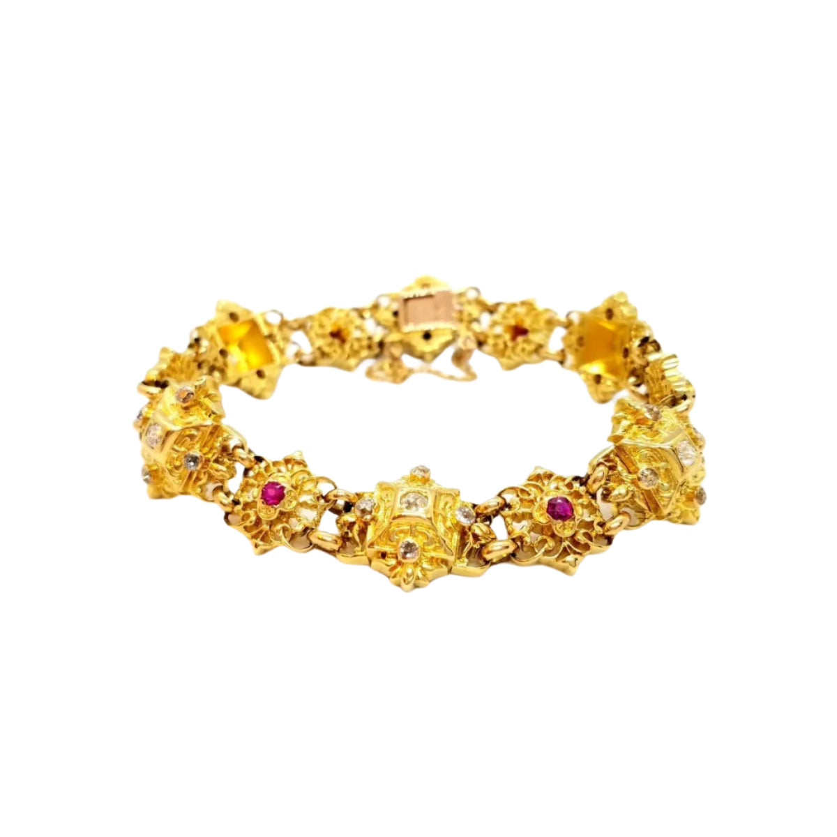 Bracelet Or jaune Diamant - Castafiore