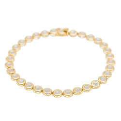 Bracelet Or jaune Diamant - Castafiore