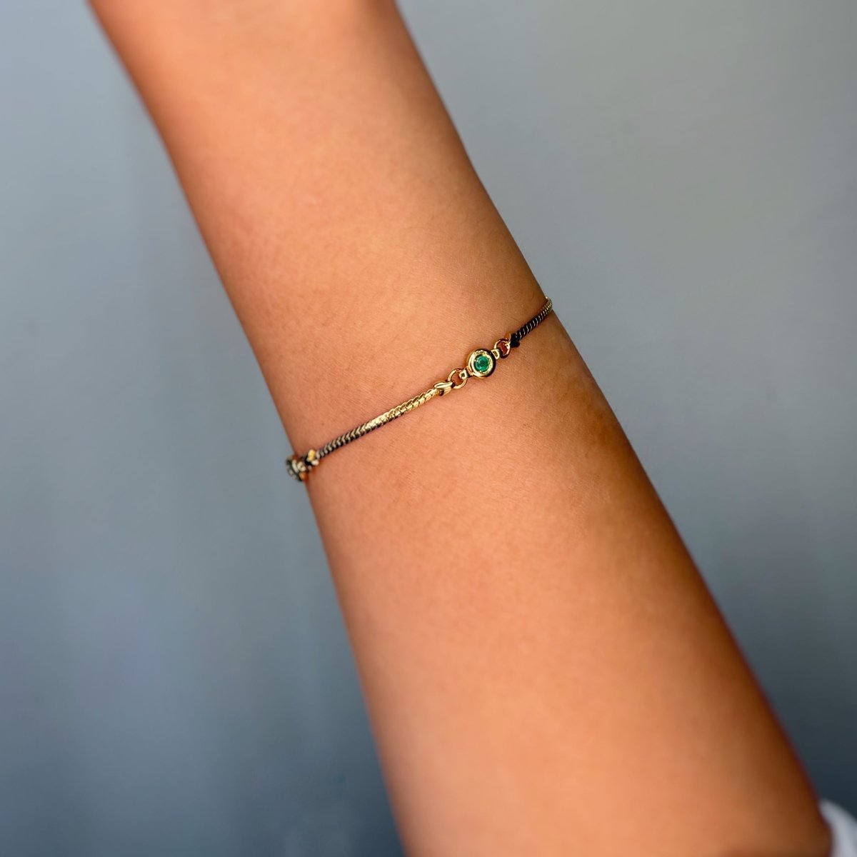 Bracelet - Or jaune & Emeraudes - Castafiore