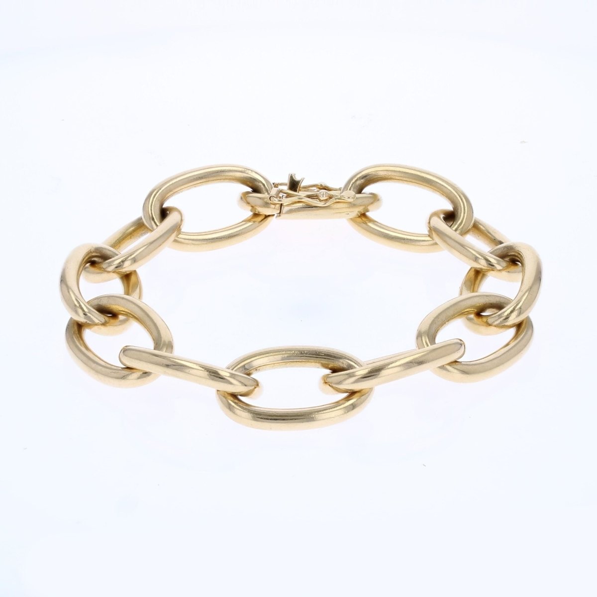 Bracelet or jaune maille forçat - Castafiore
