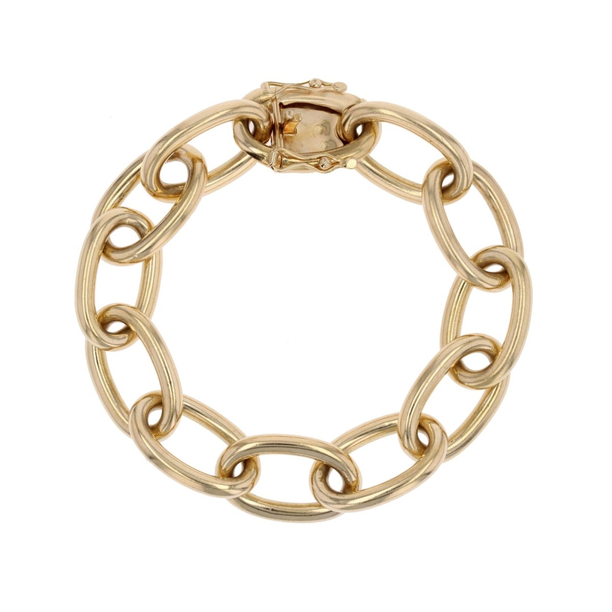 Bracelet or jaune maille forçat - Castafiore