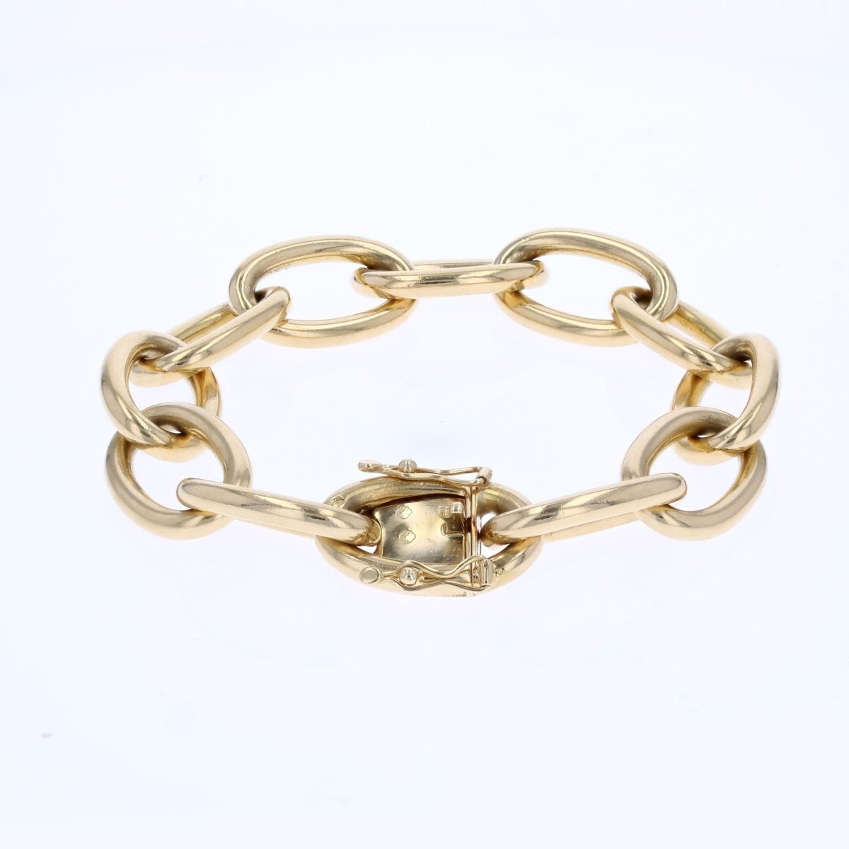 Bracelet or jaune maille forçat - Castafiore