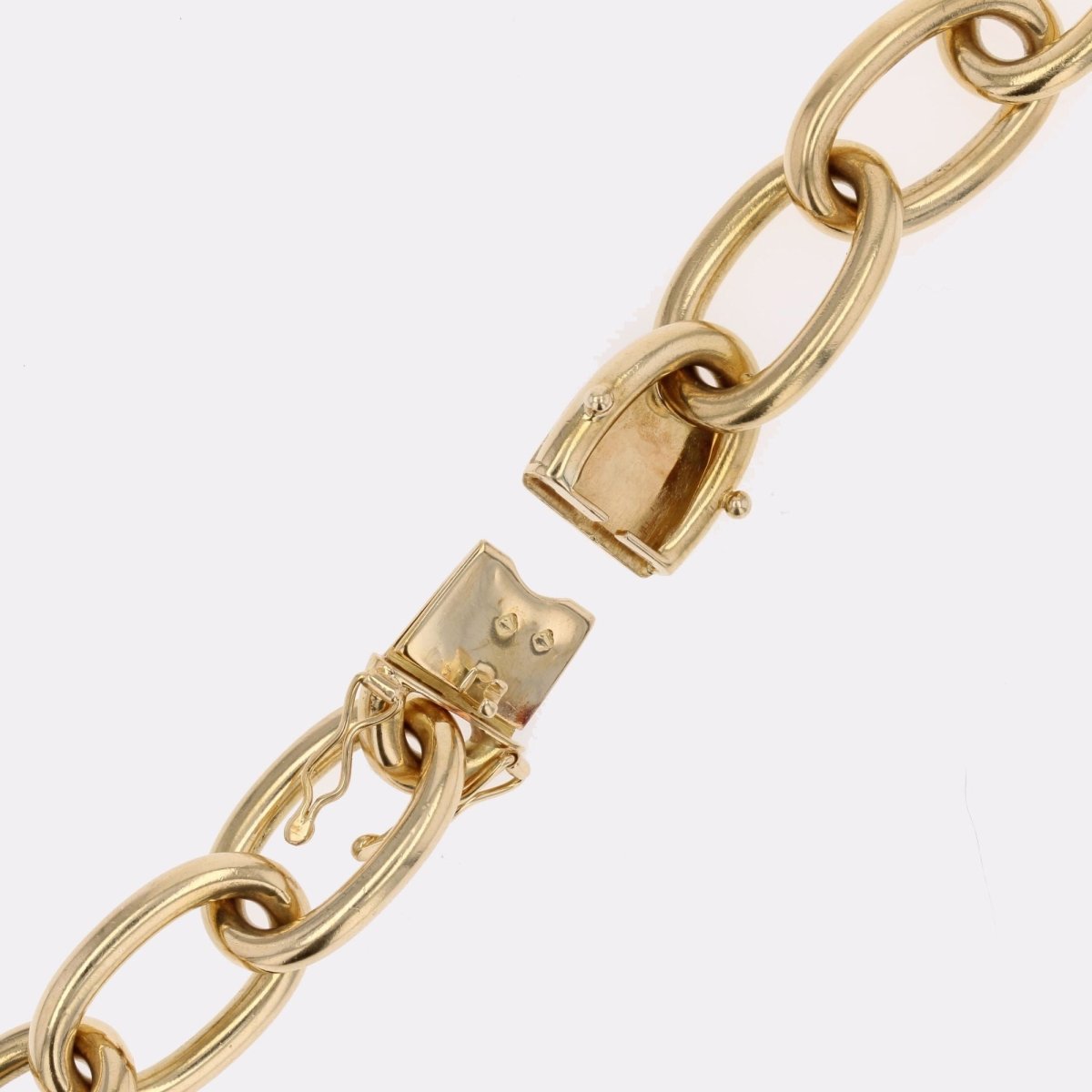 Bracelet or jaune maille forçat - Castafiore