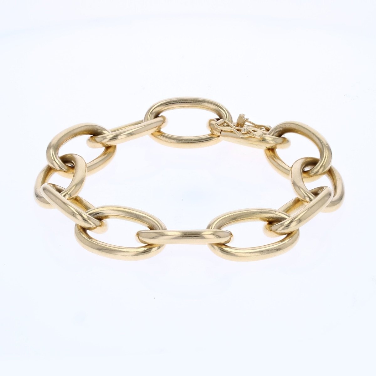 Bracelet or jaune maille forçat - Castafiore
