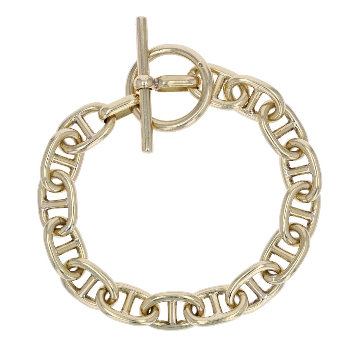 Bracelet or jaune maille marine vintage - Castafiore