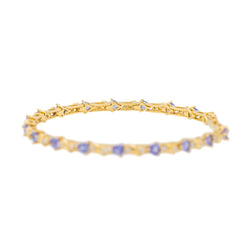 Bracelet Or jaune Tanzanite - Castafiore